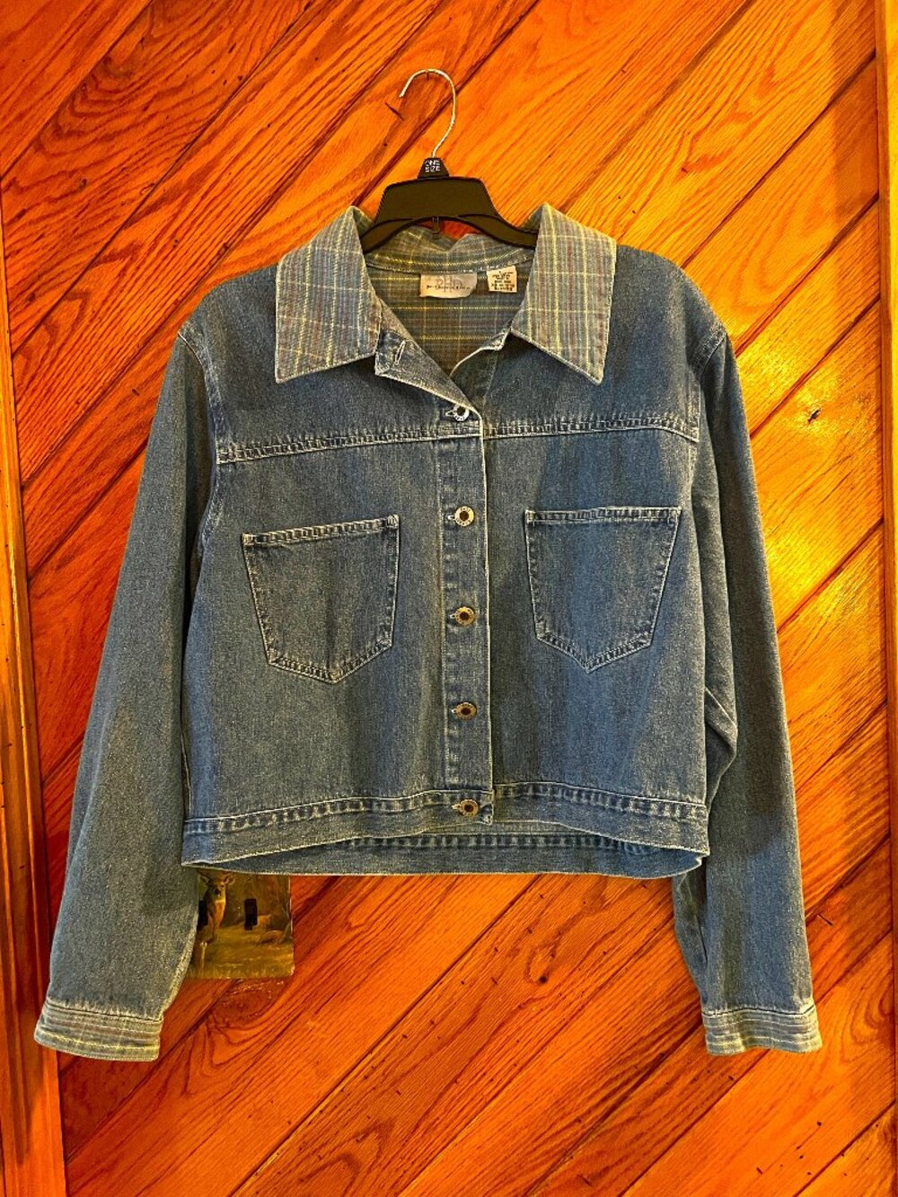 Vintage Paul Harris Denim Jean Jacket Size Large